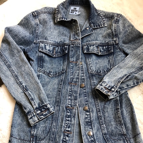Rock Revival Jackets & Blazers - Rockin Rev Oversized Denim Jacket